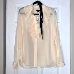 JCrew Cream Color Blouse